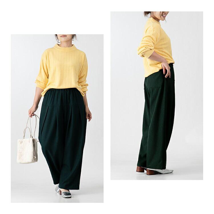 【値下げ/送料無料】 大人のリラックスコクーンパンツ 5色 M-LL 洗える 防シワ レディース ボトムス パンツ ワイドパンツ コクーンパンツ ウエストゴム |  | 13