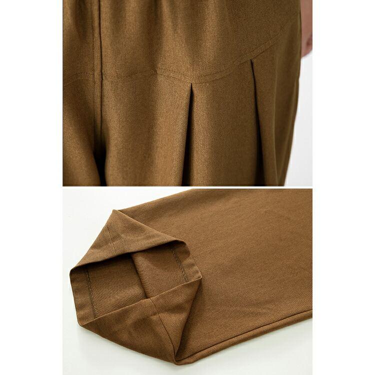 【値下げ/送料無料】 大人のリラックスコクーンパンツ 5色 M-LL 洗える 防シワ レディース ボトムス パンツ ワイドパンツ コクーンパンツ ウエストゴム |  | 17