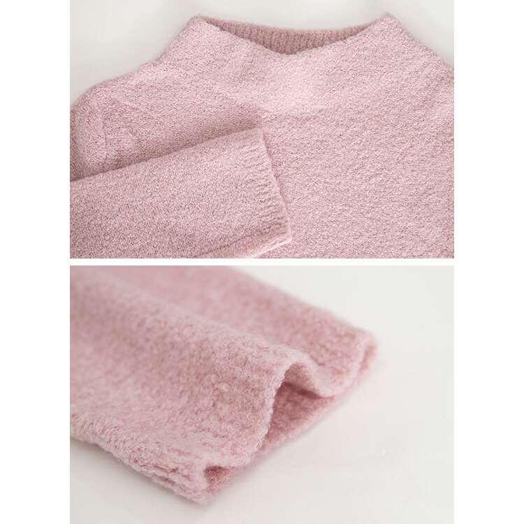 【送料無料】 ふんわり軽やか・ブークレボトルネックニット 6色 イタリア製生地 レディース トップス ニット ゼニアバルファー 暖かい 保温性 気持ちいい |  | 14