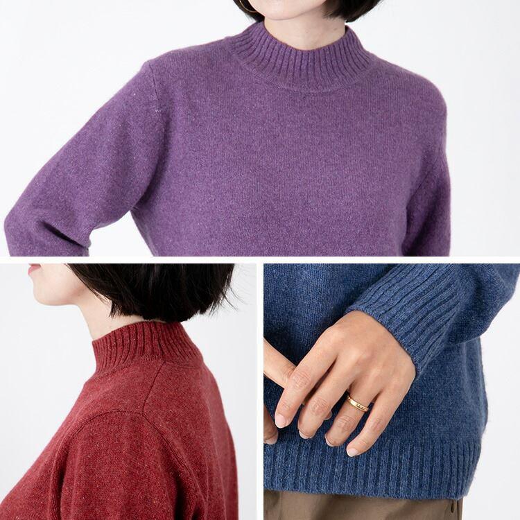 【送料無料】 贅沢カシミヤ100％ミックスヤーンニット 8色 レディース トップス ニット 着やすい シンプル 暖かい カシミヤ 保温性 |  | 16