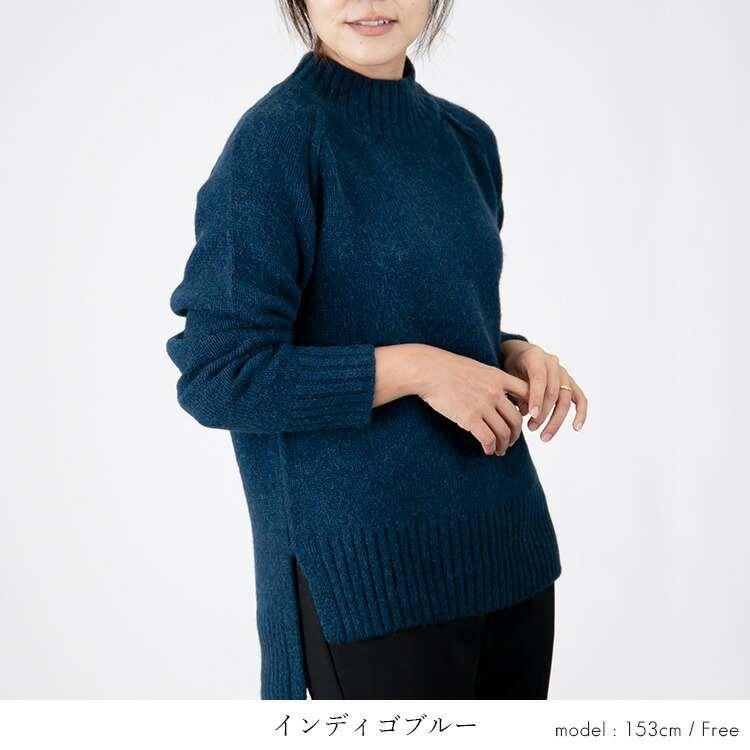 【送料無料/再入荷】 ベビーキャメル100％ ボトルネックニット 4色 長袖 レディース トップス ニット セーター チクチクしない 獣毛 希少 高級 ふんわり |  | 13