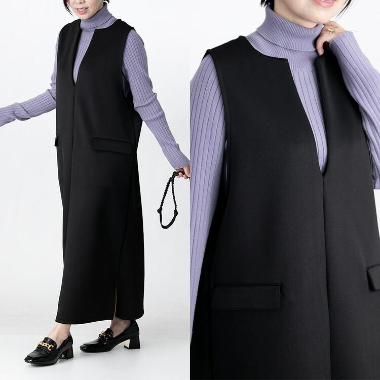 【送料無料/再入荷】 キーネックジャンパースカート 3色 M-L 洗える レディース トップス ワンピース ジャンスカ スカート サロペット 楽ちん 通年 ストレッチ |  | 15