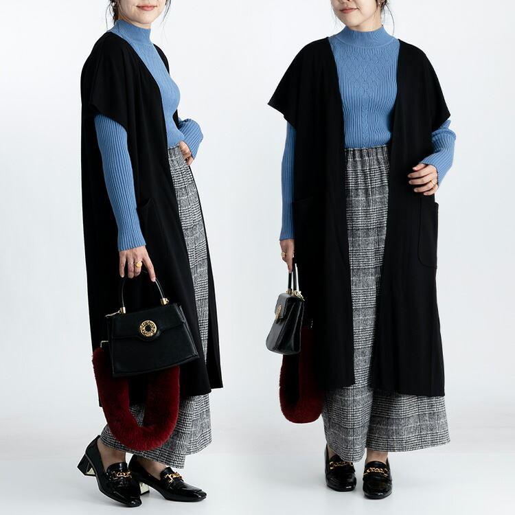 【送料無料】 上品編みスフレニット 4色 洗える レディース トップス ニット インナー 長袖 ハイネック スフレタッチ 柔らかい 滑らか 伸縮性 |  | 11