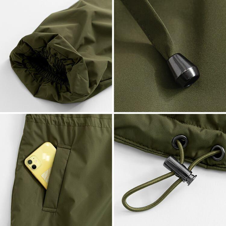 【送料無料/再入荷】 蓄熱中綿モッズコート 4色 M-LL 洗える 長袖 防風 撥水 保温 軽量 発熱 レディース アウター コート モッズコート ミリタリーコート |  | 16