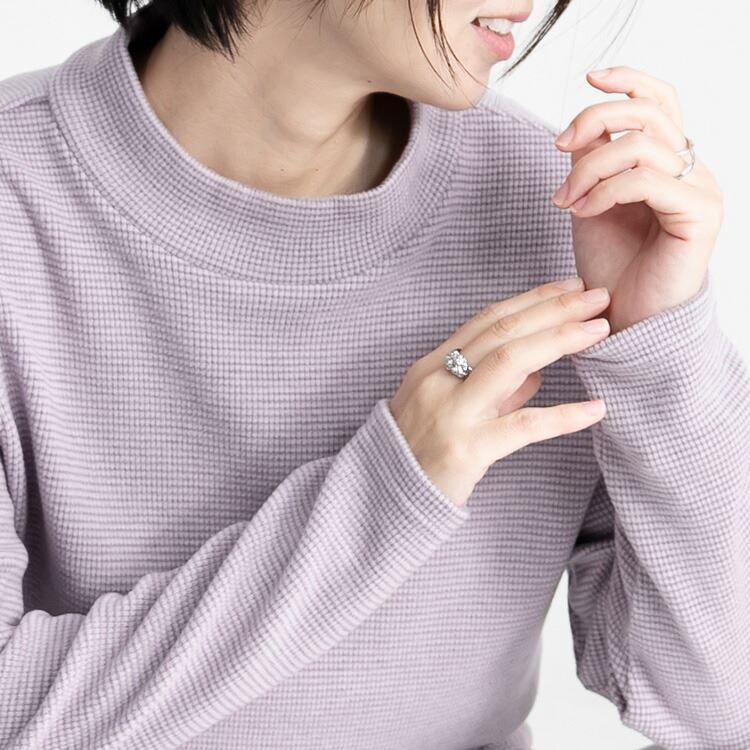 【送料無料】 発熱保温ハイネックチュニック 2色 M-LL 洗える 長袖 レディース トップス チュニック プルオーバー カットソー ハイネック HOT 発熱 保温 防寒 |  | 10