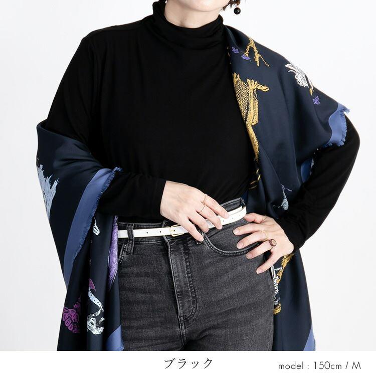 【送料無料/日本製】 吸湿発熱素材のハイネックインナー 6色 レディース 洗える トップス カットソー ハイネックカットソー インナー シャーリング |  | 13