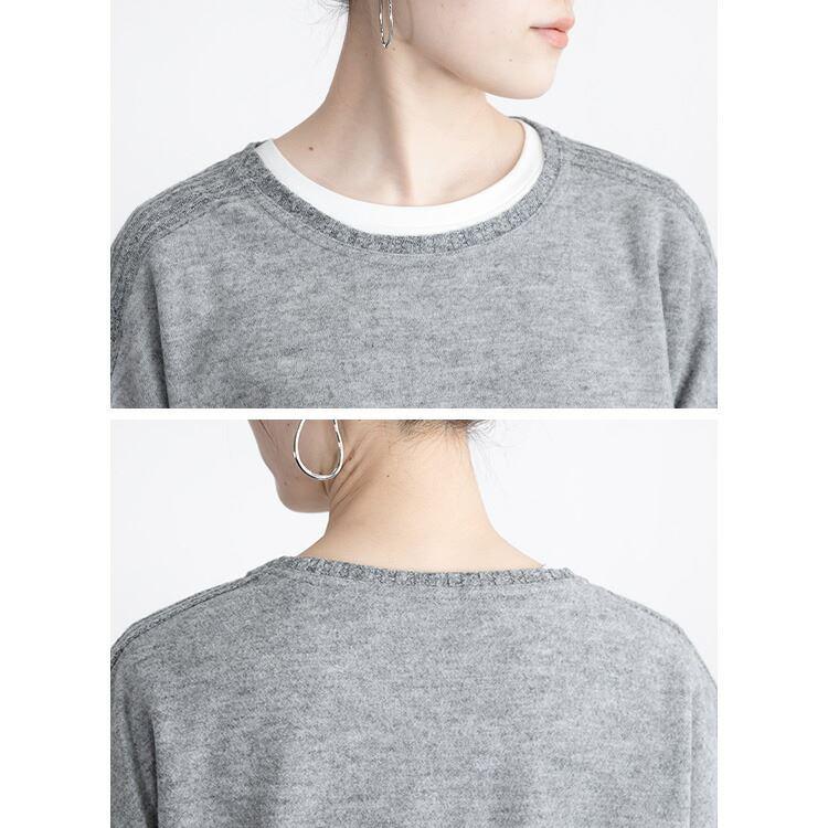 【送料無料】重ね着コーデチュニック 2色 M-L 洗える レディース トップス ニット ベスト プルオーバー 大人 柔らかい 上品 暖かい 保温性 春秋冬 2409 |  | 11