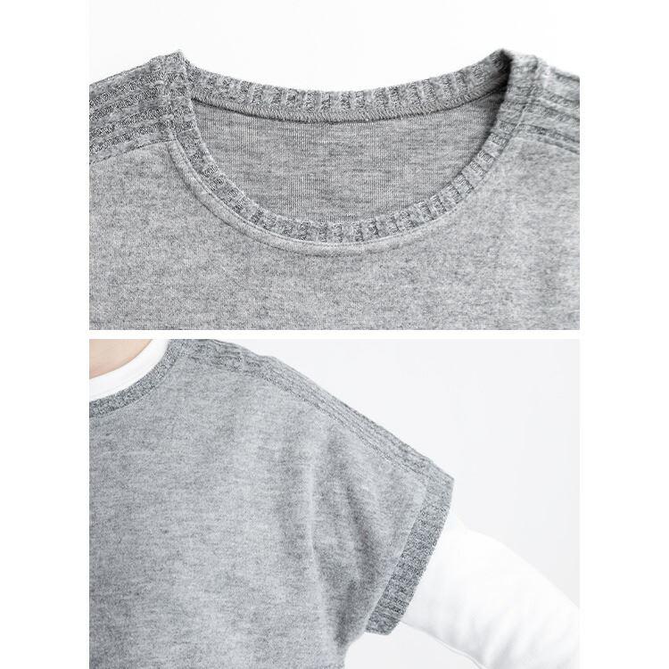 【送料無料】重ね着コーデチュニック 2色 M-L 洗える レディース トップス ニット ベスト プルオーバー 大人 柔らかい 上品 暖かい 保温性 春秋冬 2409 |  | 12