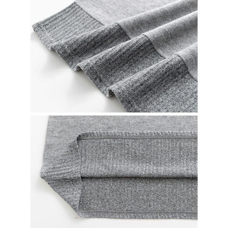 【送料無料】重ね着コーデチュニック 2色 M-L 洗える レディース トップス ニット ベスト プルオーバー 大人 柔らかい 上品 暖かい 保温性 春秋冬 2409 |  | 13