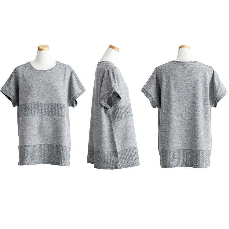 【送料無料】重ね着コーデチュニック 2色 M-L 洗える レディース トップス ニット ベスト プルオーバー 大人 柔らかい 上品 暖かい 保温性 春秋冬 2409 |  | 04