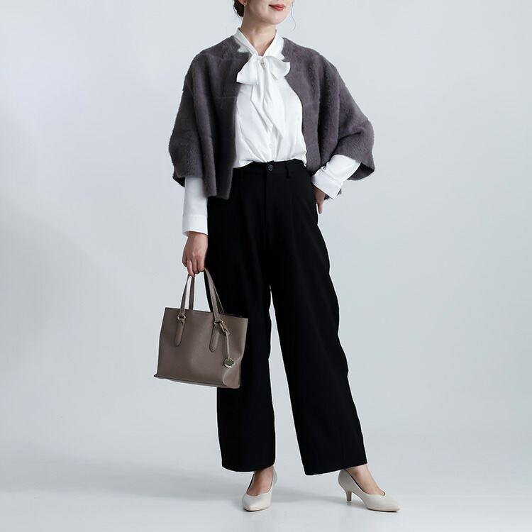 【送料無料】 フェザーニットカーディガン 5色 M-L ネックレス付き 洗える 七分袖 レディース アウター カーディガン ボレロ トッパー 起毛 シャギー 春秋冬 |  | 14