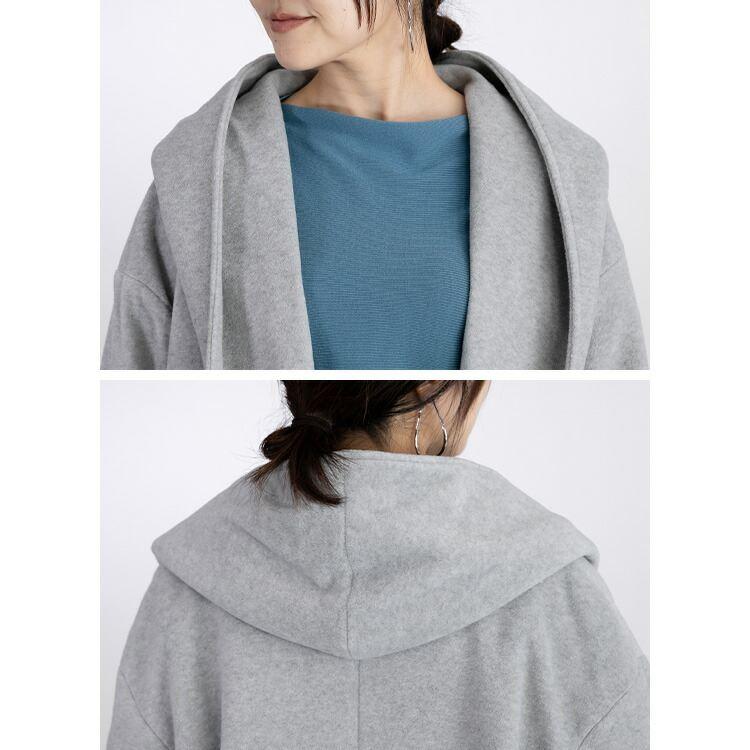 【送料無料】 優しく映えるドラマティックコート 4色 M L 長袖 防寒 軽量 裏地付 レディース アウター コート ロングコート ECOウール モヘア 起毛 トッパー |  | 15