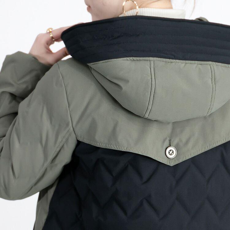 【送料無料】 防風保温の極暖シームレスダウンコート 3色 M L 洗える 長袖 レディース アウター コート ジャケット ダウンジャケット ダウンコート 防寒 冬 |  | 11