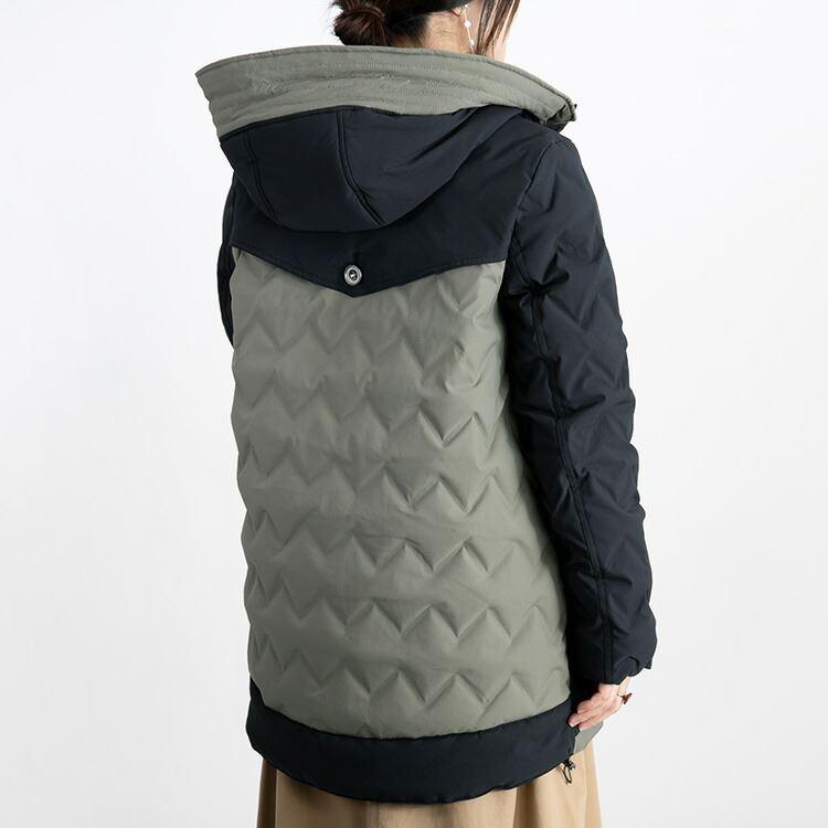 【送料無料】 防風保温の極暖シームレスダウンコート 3色 M L 洗える 長袖 レディース アウター コート ジャケット ダウンジャケット ダウンコート 防寒 冬 |  | 13