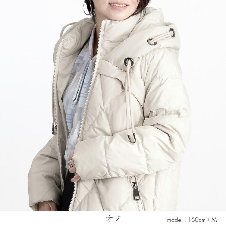 【送料無料】 超暖スタイリッシュダウンコート レディース アウター コート ダウンコート 長袖 ファスナー ダウン90％ 体型カバー 4652※ |  | 07