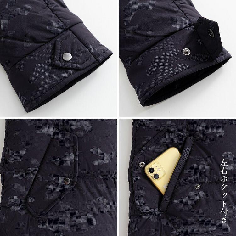 【送料無料】 カモフラ柄ダウンジャケット 4色 M-LL レディース アウター ジャケット コート ダウン ダウンジャケット フード 長袖 暖かい 保温性 防寒 軽量 |  | 17