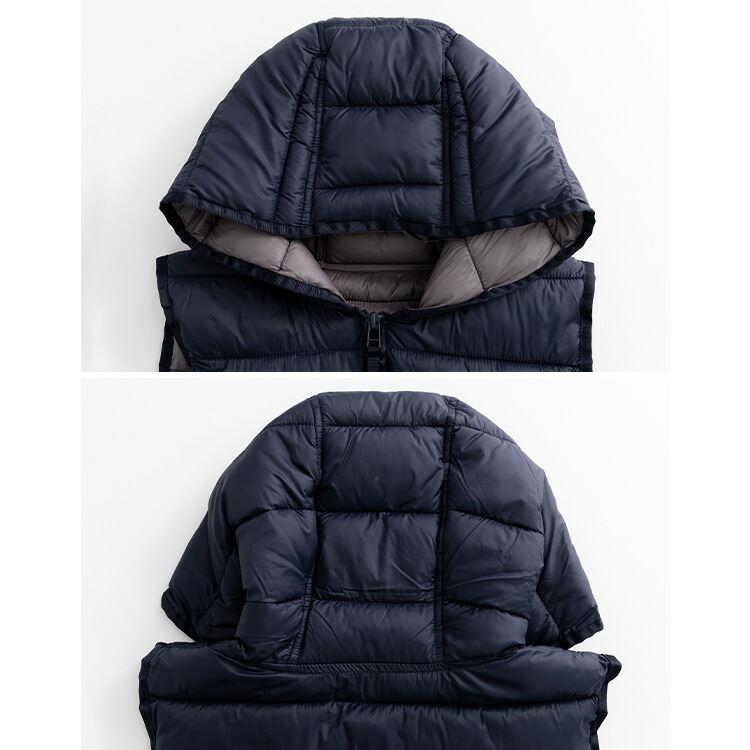 【送料無料】 ファイバーダウンロングベスト 5色 M-LL フード付 レディース アウター ベスト 中綿ベスト ロング丈 体型カバー 撥水 防寒 軽量 秋冬春 6363 |  | 14