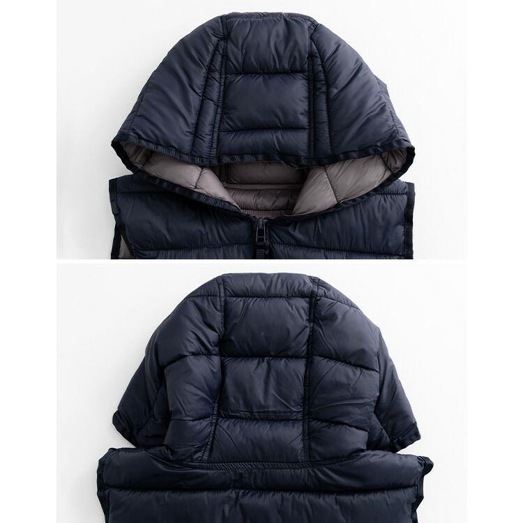 【送料無料】ファイバーダウンロングベスト 5色 M-LL 内ポケット付 フード付 レディース アウター ベスト 中綿ベスト 軽量 ロング丈 撥水 防寒 軽量 防寒対策 |  | 14