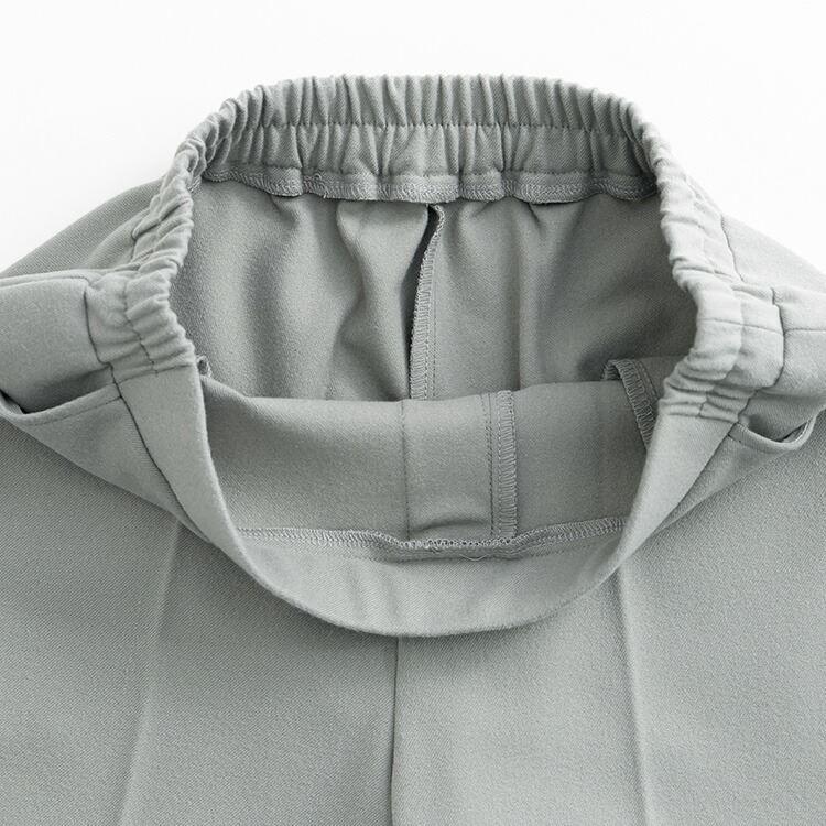 【送料無料/日本製】 裏起毛センターラインテーパードパンツ M-LL 6色 洗える 裏起毛 伸縮性 レディース ボトムス パンツ ウエストゴム カシミヤタッチ |  | 17