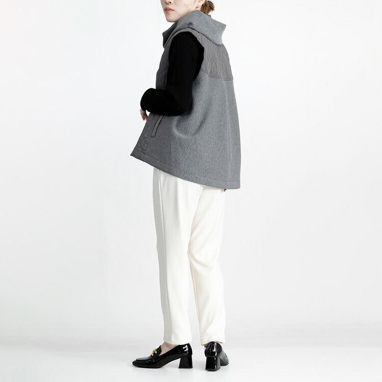 【送料無料/再入荷】 裏起毛でぽかぽか、きれい見えストレッチテーパードパンツ M-LL 4色 洗える 裏起毛 伸縮性 レディース ボトムス パンツ ウエストゴム |  | 06