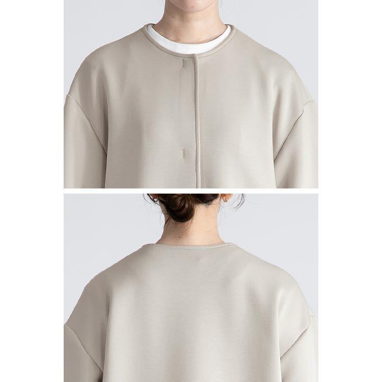 【送料無料/再入荷】 ダンボールニットコート 2色 M-L 洗える 防シワ 長袖 レディース アウター コート 春コート 秋コート ブラインドホック ぽわん袖 |  | 12