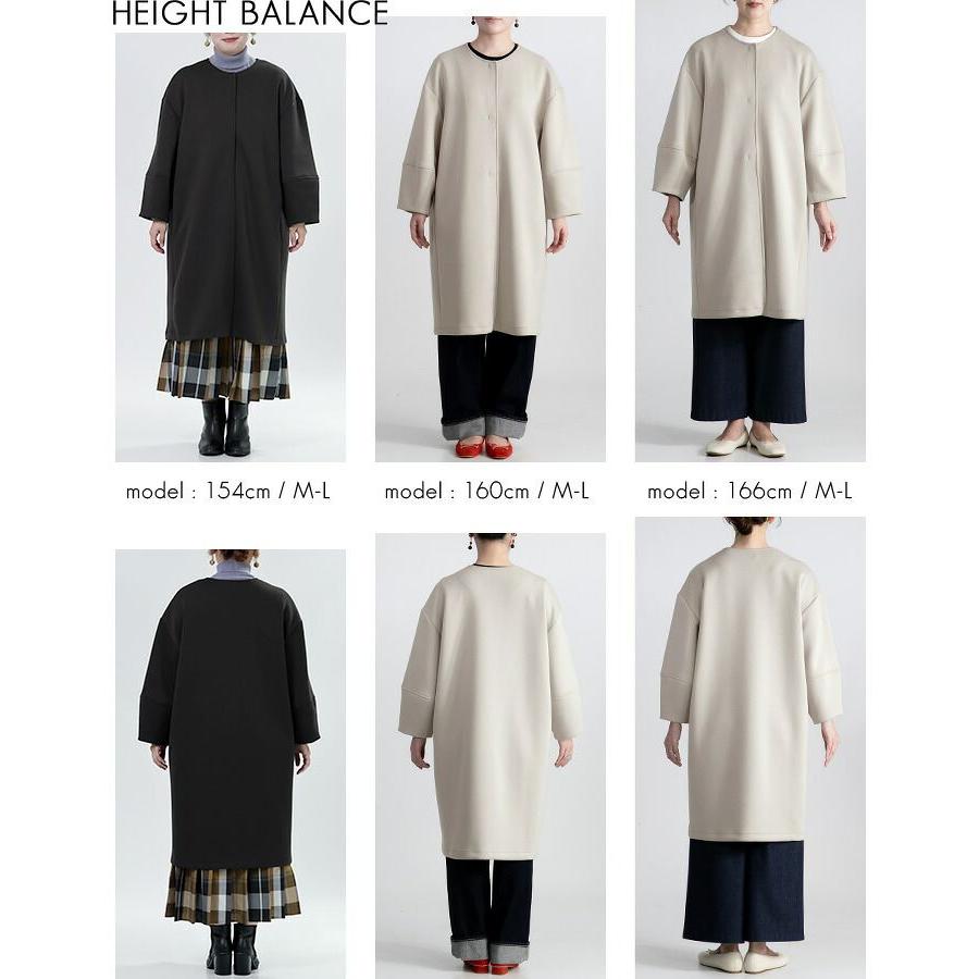 【登場】【送料無料/再入荷】 ダンボールニットコート 5色 M-L 洗える 防シワ 長袖 レディース アウター コート 春コート ブラインドホック ノーカラー ぽわん袖 |  | 21