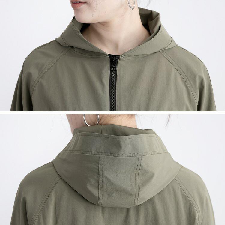 【送料無料/再入荷】 ラク軽！ストレッチショートコート 4色 M-LL 洗える フード付き レディース アウター ジャケット 伸縮性 体型隠し 大人 きれいめ 3901 |  | 13