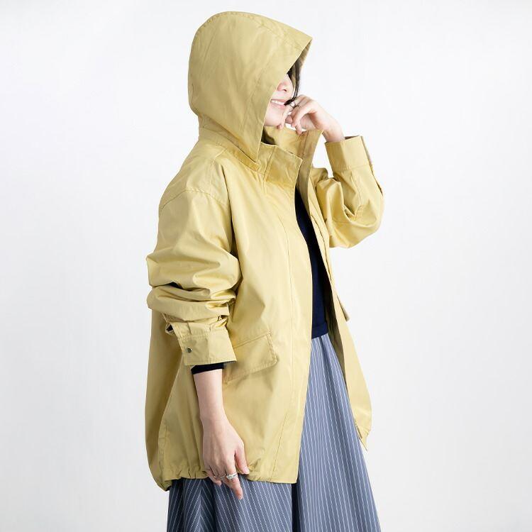 【送料無料】 ダブルフェイスジャケット 3色 M L 洗える 軽量 レディース アウター ジャケット マウンテンパーカー アウトドア スプリングコート 大人 7512 |  | 10