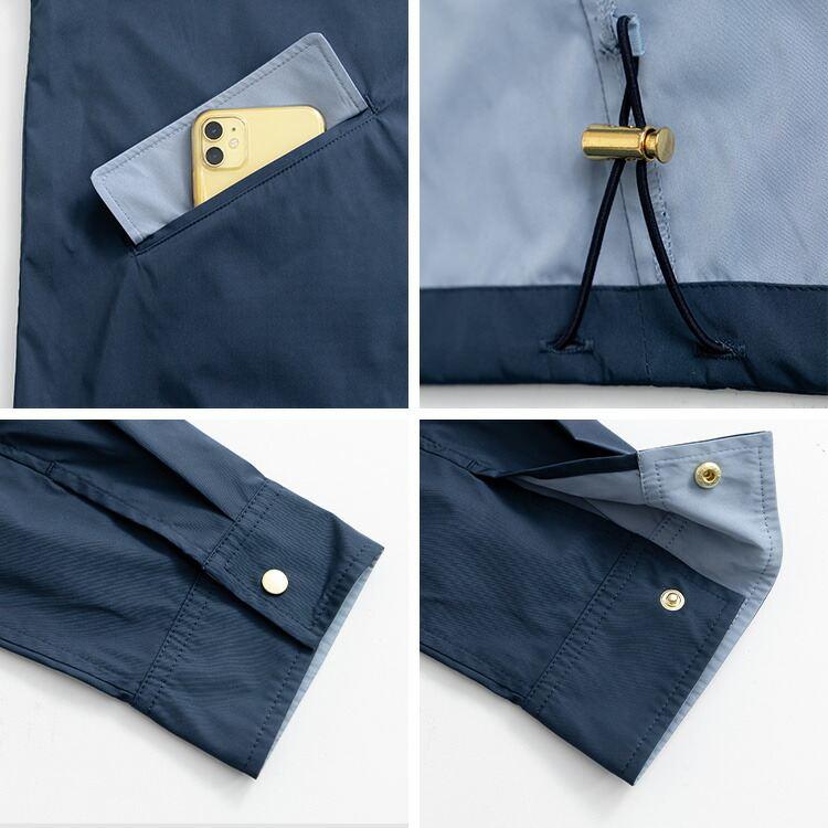 【送料無料】 ダブルフェイスジャケット 3色 M L 洗える 軽量 レディース アウター ジャケット マウンテンパーカー アウトドア スプリングコート 大人 7512 |  | 17