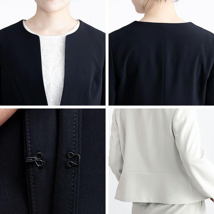 【送料無料】 美麗ワイドパンツ2点スーツ 2色 9-15号 洗える オールシーズン レディース フォーマル スーツ 冠婚葬祭 入卒式 ビジネス オフィス ハレの日 |  | 14