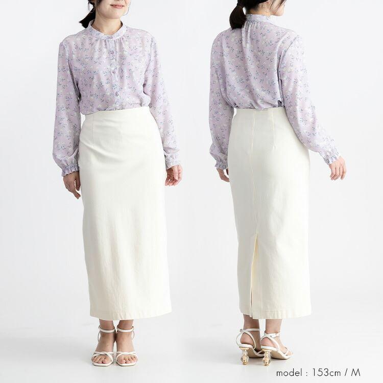 【送料無料】 小花柄プリントブラウス 洗える 長袖 レディース トップス ブラウス プリント 花柄 大人 とろみ ゆったり 上品 キレイめ 8789 |  | 07