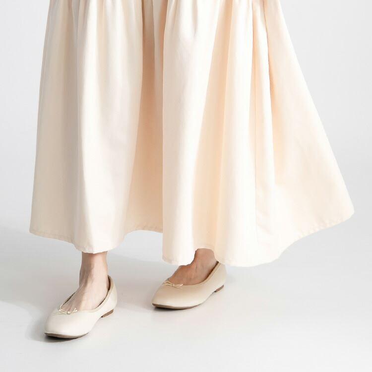 【送料無料】 マイクロコーデュロイ切替ギャザースカート 4色 M-L 洗える レディース ボトムス スカート Aライン 体型カバー コーデュロイ ドロスト |  | 06