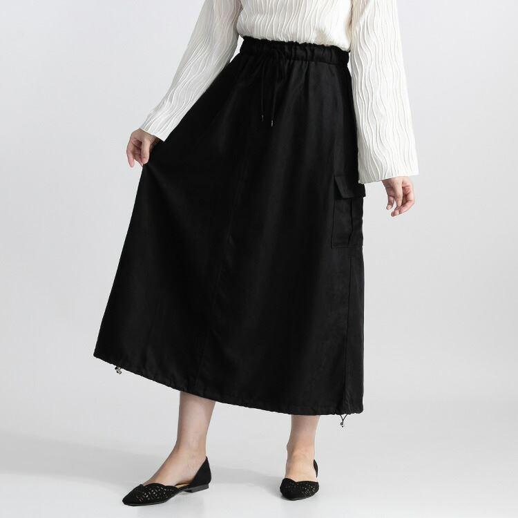 【大幅値下】 マイクロコーデュロイカーゴスカート 4色 M-L 洗える ロング丈 レディース ボトムス スカート Aライン カーゴスカート ミリタリースカート |  | 12