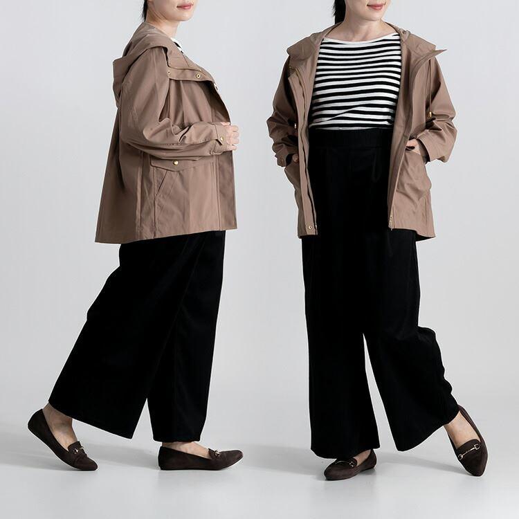 【大幅値下】 コーデュロイワイドパンツ 4色 M L 洗える レディース ボトムス パンツ ワイドパンツ コーデュロイパンツ ウエストゴム 楽ちん 春秋冬 |  | 11