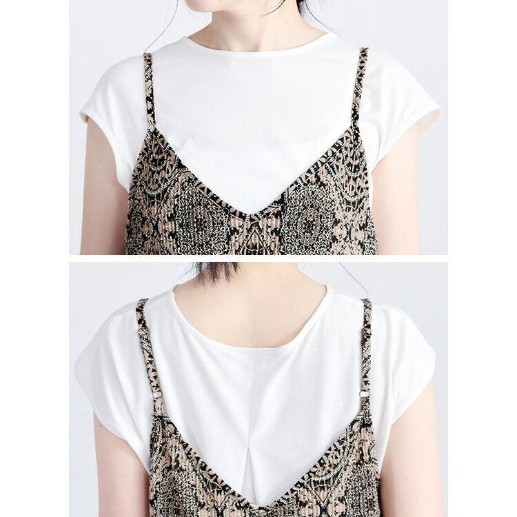 【送料無料/再入荷】 クリスタルプリーツキャミワンピース 4色 M L 洗える 長袖 レディース トップス ワンピース キャミワンピ プリーツ |  | 14