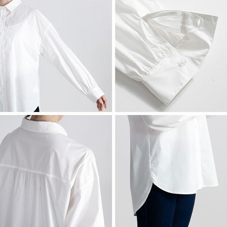 【送料無料】ストレッチブラウス M-LL 洗える 長袖 レディース トップス シャツ ブラウス 白シャツ フォーマル ビジネス 仕事 オフィス 式典 カラーシャツ |  | 10