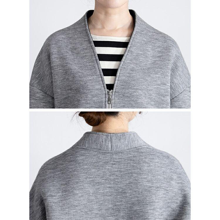 【大幅値下】 配色ボンディングジャケット 3色 M L 長袖 レディース アウター ジャケット ボンディング 起毛 ニットソー 配色 ノーカラー Vネック |  | 14