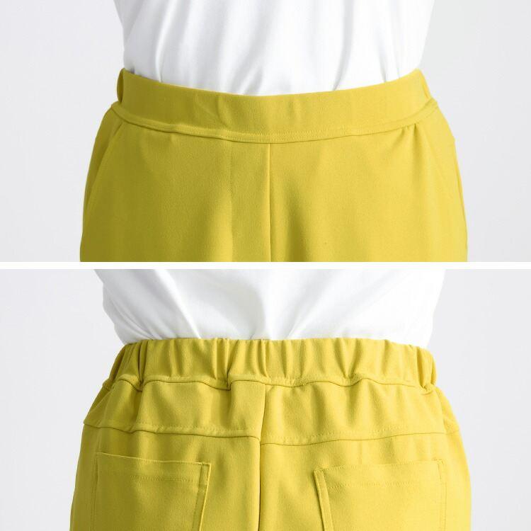 【登場】【送料無料/再入荷】 ジョーゼットニットワイドパンツ 8色 M-3L 洗える 防シワ 楽ちん 10分丈 レディース ボトムス パンツ ワイドパンツ ジョーゼット |  | 13