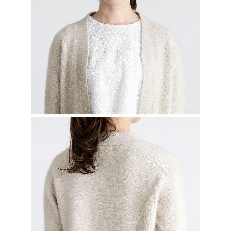 【送料無料】ブルーフォックス100%トッパーカーディガン 4色 M-L 長袖 レディース トップス カーディガン ロングカーディガン 高級 春秋冬 |  | 13