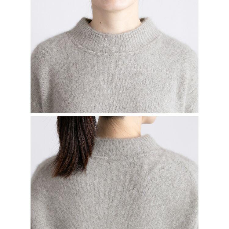 【送料無料】ブルーフォックス100%ロングニットワンピース 4色 M-L 長袖 レディース ワンピース ロング丈 ニット ラウンドネック クルーネック フォックス100％ |  | 13