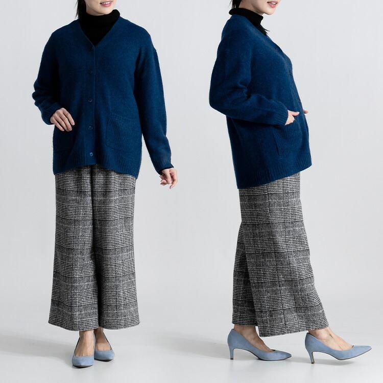 【送料無料】 ベビーキャメル100%ニットカーディガン 4色 M-L 長袖 レディース トップス カーディガン ニット キャメル 春秋冬 |  | 12