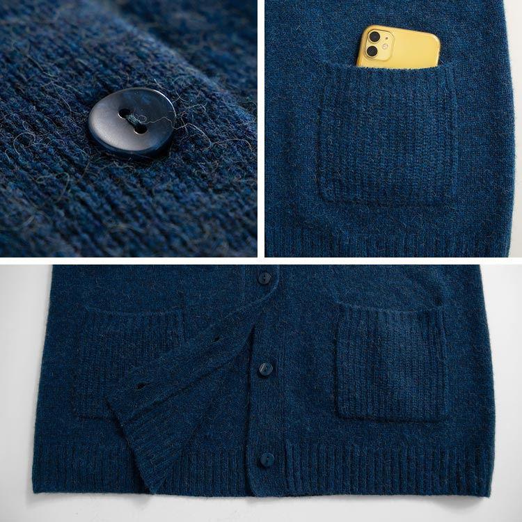 【送料無料】 ベビーキャメル100%ニットカーディガン 4色 M-L 長袖 レディース トップス カーディガン ニット キャメル 春秋冬 |  | 15