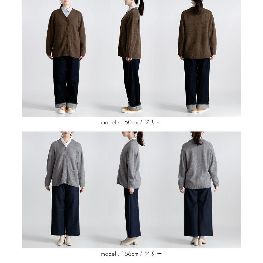 【送料無料】 ベビーキャメル100%ニットカーディガン 4色 M-L 長袖 レディース トップス カーディガン ニット キャメル 春秋冬 |  | 16