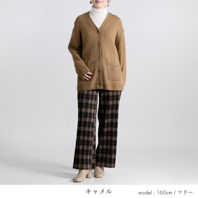 【送料無料】 ベビーキャメル100%ニットカーディガン 4色 M-L 長袖 レディース トップス カーディガン ニット キャメル 春秋冬 |  | 05