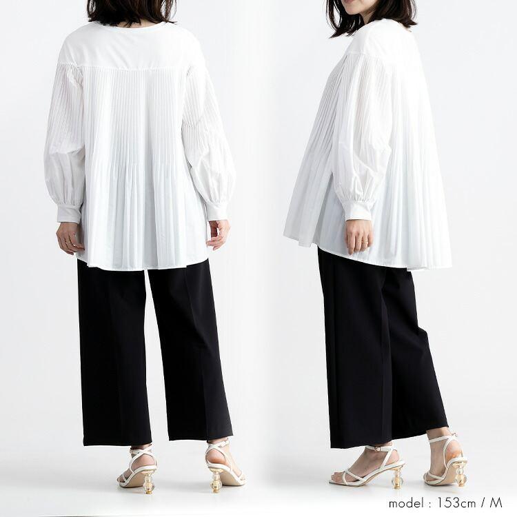 【日本製】【送料無料/再入荷】 スタイル良く見える超楽ワイドパンツ 4色 M-LL 接触冷感 吸水速乾 UVカット 洗える レディース ボトムス パンツ |  | 12