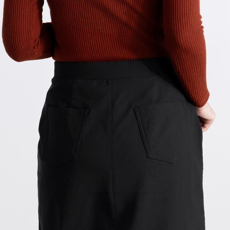 【送料無料】 蓄熱エンボス加工エコダウンスカート 2色 M-LL 洗える レディース ボトムス スカート タイトスカート ウエストゴム エンボス加工 |  | 11