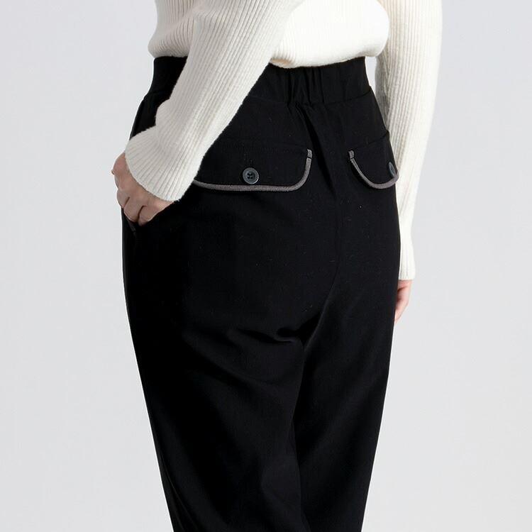 【大幅値下】 ストレッチテーパードパンツ 3色 M-LL 洗える 10分丈 レディース ボトムス パンツ テーパードパンツ スリムパンツ ストレッチパンツ 春夏秋冬 |  | 12