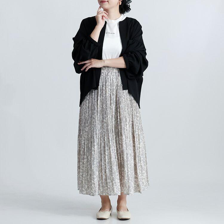 【送料無料/再入荷】バックプリーツブルゾン 3色 M-L 洗える ぽわん袖 レディース アウター ジャケット ブルゾン オーバーサイズ 羽織 ツイル 体型カバー |  | 11