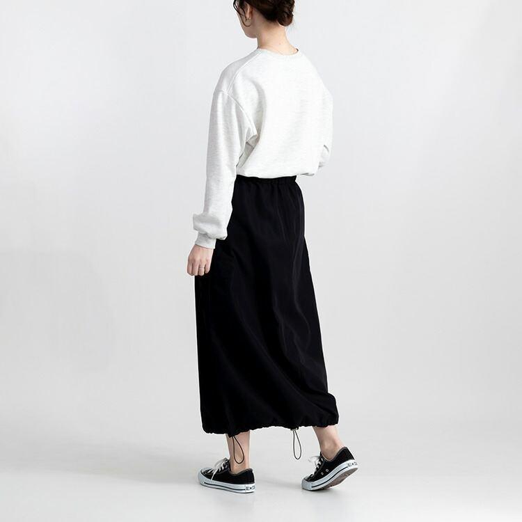 【送料無料】 裾2WAYミリタリースカート 5色 M L 洗える レディース ボトムス スカート ミリタリー バルーンスカート カーゴスカート オールシーズン |  | 14