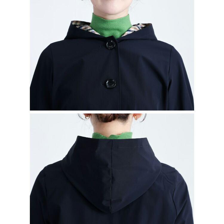 【送料無料】 フーディージャケット 2色 M L 軽量 洗える 長袖 楽ちん レディース アウター ジャケット フーディー ライトアウター 羽織 チェック柄 春秋冬 |  | 12